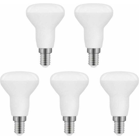 Ampoule LED R50 E14 5W, R50 LED E14 Réflecteur Équivalent Ampoule Incandescente E14 40W, Blanc Froid 6500K 550LM, Non Dimmable, Lot de 5 [Classe énergétique F] (1/4)
