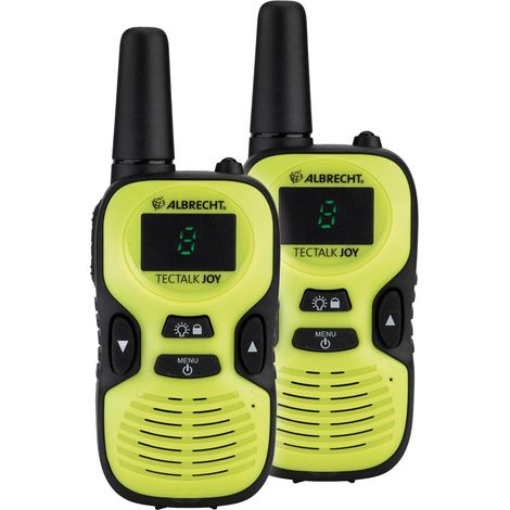 Albrecht Tectalk Joy Portatile Nero, Giallo (1/5)