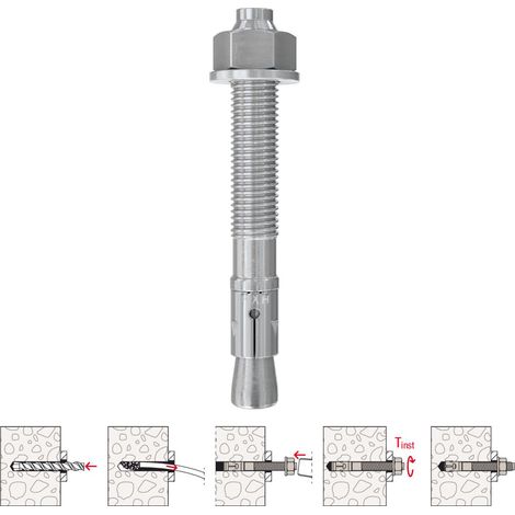 FISCHER 523141 FXA 12 X 146 THROUGH BOLT (1/4)