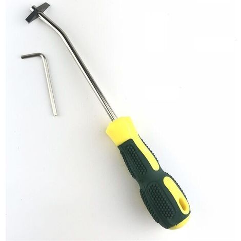 Décapant professionnel de coulis de carreaux de céramique Carreaux d'acier au tungstène Gap Cleaner Foret pour plancher Mur Seam Ciment Nettoyage Outil à main 1 set (1/4)