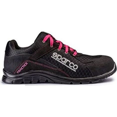 Chaussure de sécurité S24 SPARCO Pratice - Noir fushia - Taille 37 - 07517