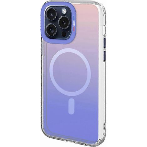 Coque de téléphone en TPU+PC de couleur néon compatible avec MagSafe pour iPhone 15 Pro Max (1/4)