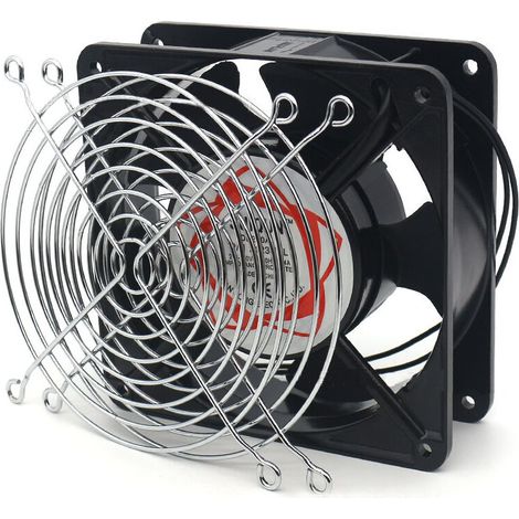 Aiperq – Ventilateur axial insérable haute température 23W – Pales métalliques silencieuses 120 x 120 x 38 mm – Pour améliorer l'efficacité énergétique