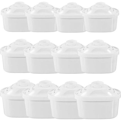 Pack de 12 Cartouches Filtres pour Brita Maxtra Carafe Filtrante Bouilloire Pièce de Rechange (1/4)