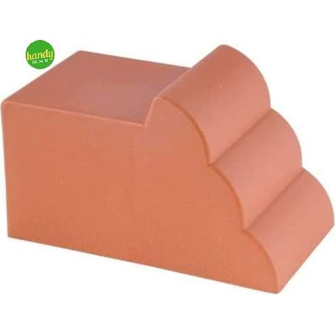 Piedini per vasi Telcom in plastica 8 x 17 x 7 cm colore bianco