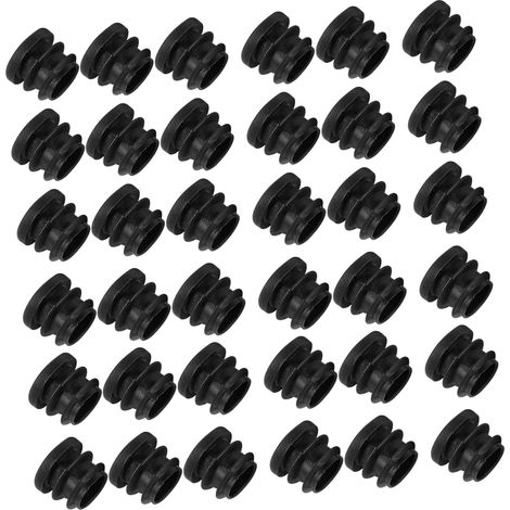 embouts de pieds de chaise noirs capuchons pour poteaux et (1/5)