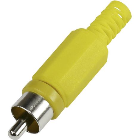 Cinch/RCA mâle, droit TRU COMPONENTS 595231 Nombre de pôles: 2 jaune 1 pc(s) S835831