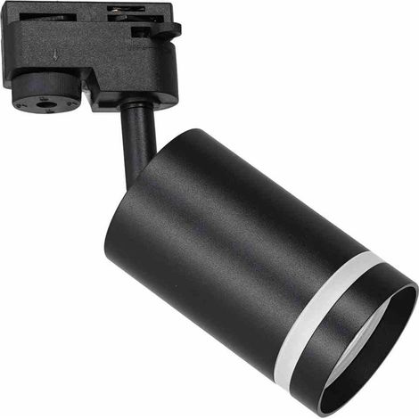 Spot sur rail GU10 plafond Milagro Track ML7669 noir (1/3)