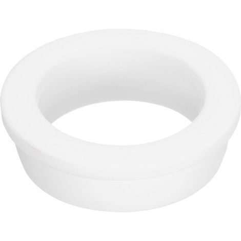 Support D'Œillet En Caoutchouc de Type T Dia 51.3mm ID 40mm Blanc (1/5)