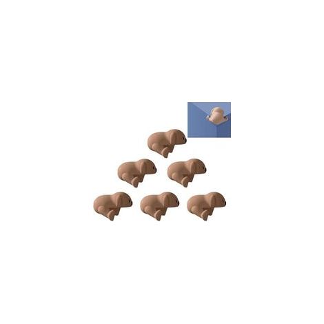 Gardes d'Angle - Protecteurs de Bords Douces en Forme de Chiot, Coin Pare-chocs, Coins De Table Bébé Jingan (1/5)