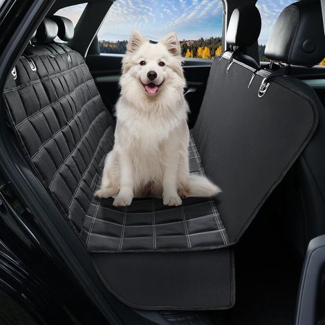 Housse de Siège d'auto pour Chien Antidérapant et Imperméable Protection Voiture Chien avec Ancrages de Siège,Lavable en Machine, Durable, Protection Coffre Universelle Voiture 135x147cm