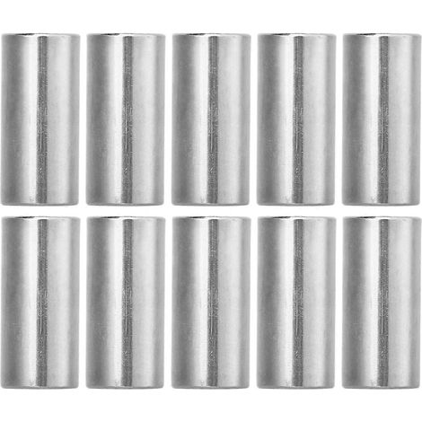 10 Stück runde Verbindungsmuttern, Innengewinde M10 x 1,5, 14 L30 mm, Edelstahl-Kupplungsmuttern für Wartungsarbeiten