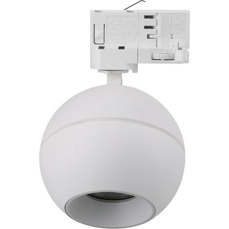 Projecteur rail tilt UKU2 Corte de fase L,C LED COB 7W 881lm(687lm)/913lm(718lm)/954lm(740lm) CRI90 2700K/3000K/4000K 24º Blanc Blanc
