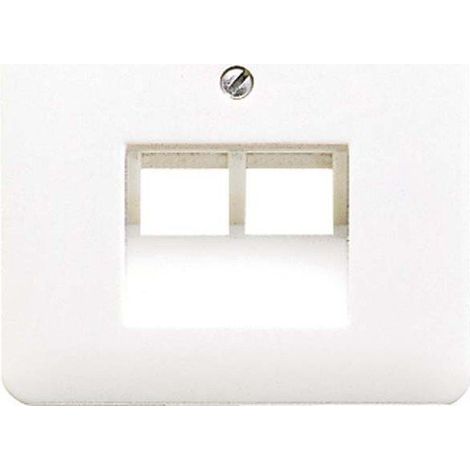 Jung Tapa para bases de conexión IAE/UAE, 2 x 8 polos, termoplástico, serie CD, blanco 569-2 UA