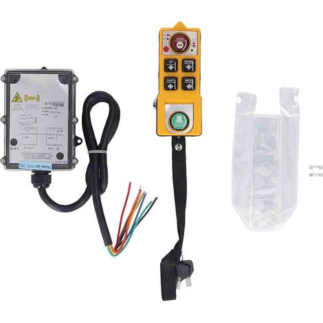 Grue sans fil AC380V 100m, télécommande étanche, Anti-chute, électrique industrielle avec serrure (1/5)