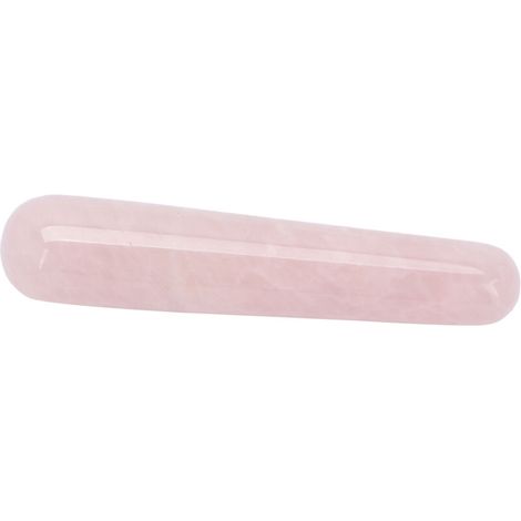 Bâton de Massage en Quartz Rose, Gua Sha en Pierre de Jade pour Soins Visage et Relaxation (1/5)