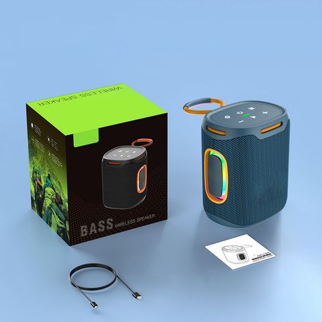 Altavoz Bluetooth Portátil 25W IPX6 con Luz RGB, Batería 6000mAh y Graves Potentes – Ideal para Exteriores y Fiestas (1/5)