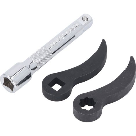 Ensemble 3 Pièces Adaptateur Barre de Force 1/2 Pouce Tête de Levier Outils avec Tige d'Extension (1/5)