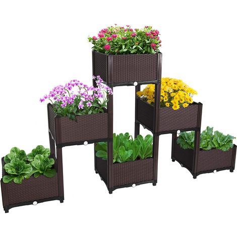 Jardinière surélevée - Jardinière surélevée pour légumes, Fleurs, Herbes (1/5)