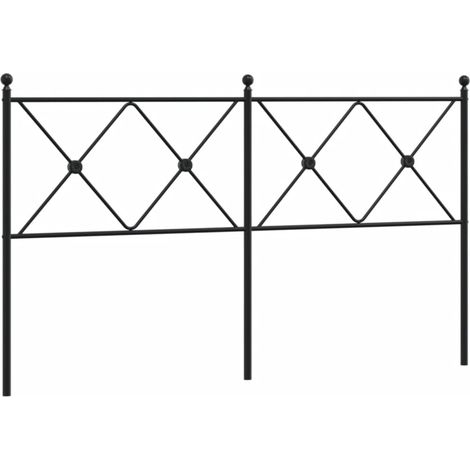 Tête de lit,Panneau décoratif métal noir 160 cm CFW1270442 (1/5)