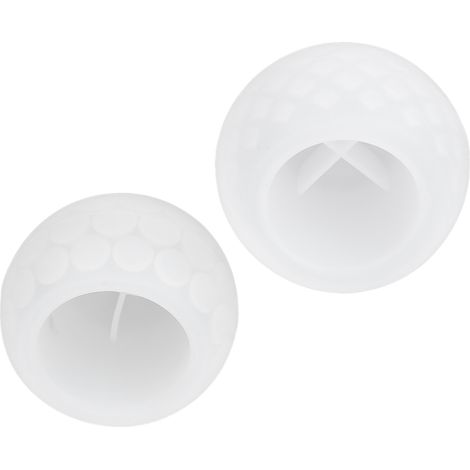 Moule à bougie en résine en 2 pièces, forme irrégulière, déformable et pratique, idéal pour la décoration de pots à bijoux. (1/5)