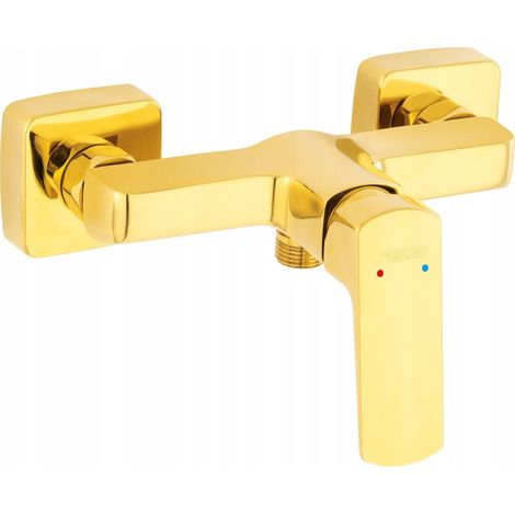 Grifería VITTO GOLD VERDELINE para ducha dorada