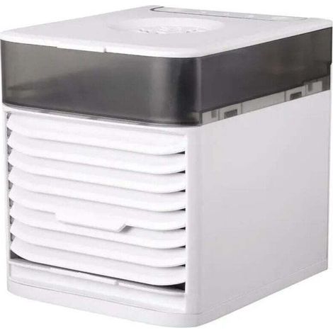 Mini refroidisseur d'air USB Appareil de refroidissement de bureau tout-en-un portable silencieux et blanc de 20 cm³ pour humidification et refroidissement