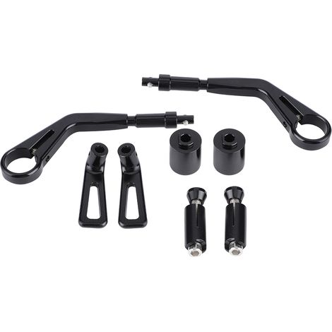 Paire de leviers de frein et d'embrayage réglables pour moto, protection de guidon universel 22mm (1/5)