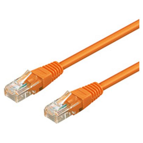 Goobay 0.25m 2xRJ-45 Cable - Cable de red (0,25 m, RJ-45, RJ-45, Naranja)