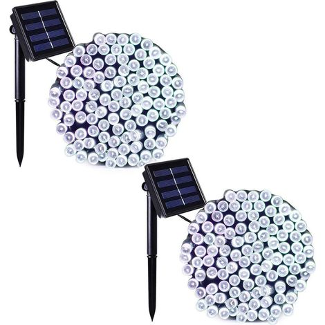 Lot von 2 Solarleuchten von Noël 200 LED, 72,2 S (1/3)