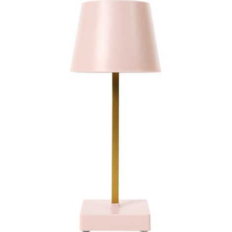 Lampe à poser led tactile rose rechargeable USB avec 3 intensités de lumière blanche (1/5)