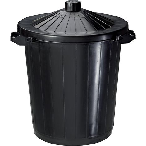 Poubelle plastique 80 litres Réglisse - ROSSIGNOL