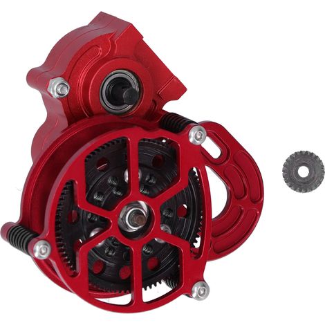 Boîte de transmission métal RC avec engrenages pour SCX10 90046/90047/90016/90021 rouge (1/5)
