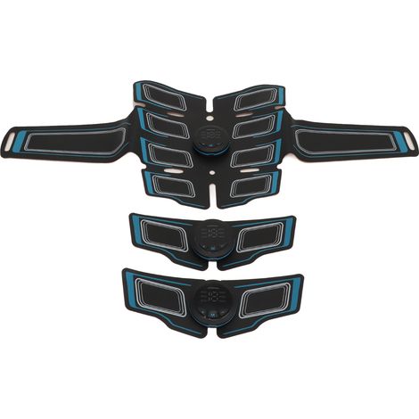 Ceinture abdominale avec 3 unités principales, 6 modes et 15 niveaux d'intensité réglables. Appareil portable de stimulation abdominale pour salle de sport à domicile. (1/5)