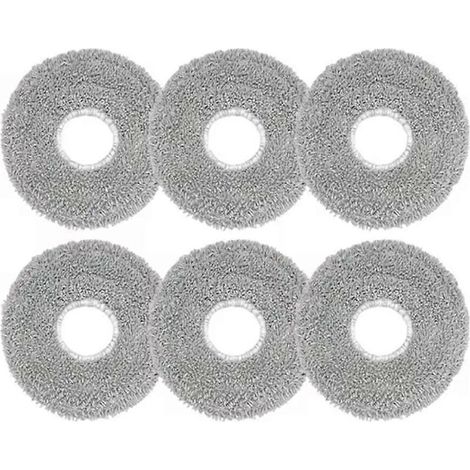 Lot de 6 patins de lavage pour 3i P10 Ultra pièces de rechange pour aspirateur robot chiffon de lavage (1/5)