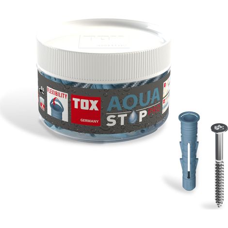cheville d’étanchéité polyvalente 8/50 pour fixation aux murs et sols carrelés, en plastique spécial PEHD, avec vis 6x70 mm (1/5)