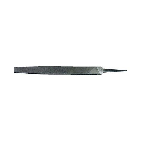 Lima plana del 12 de 30cm con picado 1 doble de corte basto y canto sin mango fabricada en acero de alta calidad