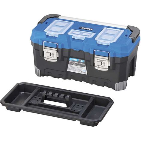 FERVI Cassetta Porta Utensili 22" Rinforzata Alluminio con Organizer (1/2)