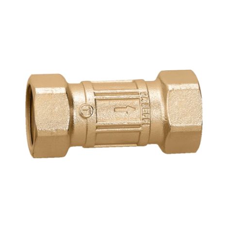 Rückschlagventil, Anschlüsse Innengewinde-Innengewinde. 1/2 "F Anschluss Caleffi 304740 Messing
