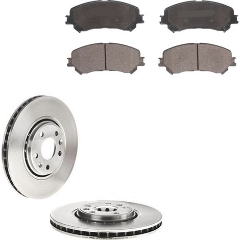 KIT FRENI ANTERIORI compatibile con RENAULT TALISMAN GRANDTOUR (KP) - DISCHI + PASTIGLIE OEM: P 68 067 , P 68 071 / 17978 /SOSTITUZIONE DIRETTA/BASSA POLVERE/SILENZIOSO (1/5)