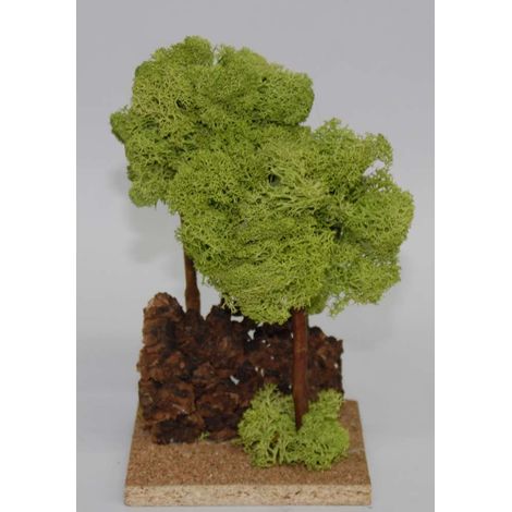 Pini con Muretto - Decorazione Presepe - 19 cm (1/2)