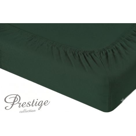 Jersey-Spannbettlaken 160x200 Dunkelgrün Prestige-Kollektion 160 g/m²