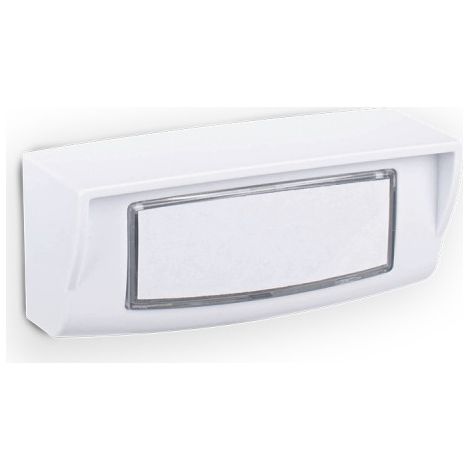 Scs Sentinel – Bouton poussoir filaire lumineux IP55 – Utilisation extérieure – Tension 24V – Courant 1A – Porte-étiquette lumineux (1/5)