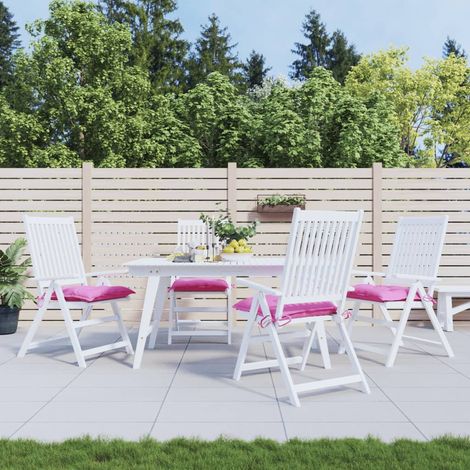 Coussins de chaise,Rembourrés pour chaise 4 pcs rose 50x50x7 cm tissu oxford BGT76669 (1/5)