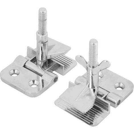 2 pcs/Set Pince à Charnière Papillon en Métal/Pinces à Charnière pour Sérigraphie pour Fxation des Écrans en Imprimant Acessoire d'Imprimantes (1/4)