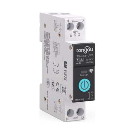 Commutateur WIFI Intelligent Disjoncteurs Domestiques Téléphone Portable Télécommande 3 Modes de Synchronisation pour Appareils électroménagers(10A) (1/5)