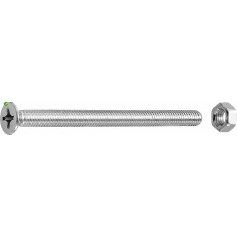 Viti per metallo T.P.S. zincate M6 x 80 - 8 pz. (1/3)