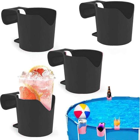 2-piece poolside cup holder for above-ground pools (1/5)