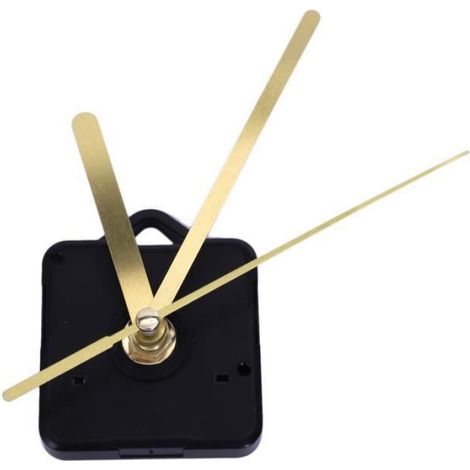 Mécanisme d'horloge à quartz - 69 × 56 × 16 mm - Inclut les aiguilles des heures, des minutes et des secondes - Idéal pour la réparation d'horloges murales (1/4)