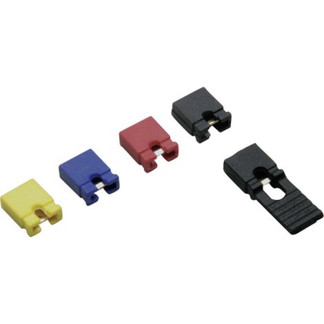 BKL Electronic 10120906 10120906 Kurzschlussbrücke Rastermaß: 2.54 mm Polzahl je Reihe:2 Inhalt: 1 S